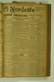 Página do jornal O Nordeste de abril de 1927