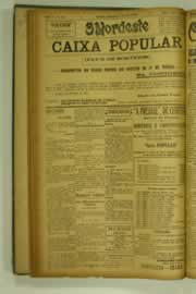 Página do jornal O Nordeste de abril de 1927