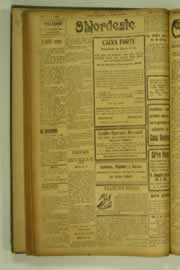 Página do jornal O Nordeste de abril de 1927