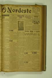 Página do jornal O Nordeste de abril de 1927