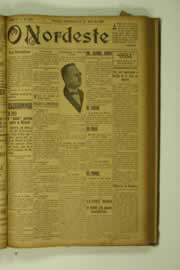 Página do jornal O Nordeste de abril de 1927