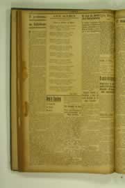Página do jornal O Nordeste de maio de 1927