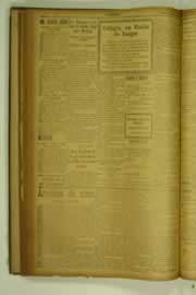 Página do jornal O Nordeste de maio de 1927