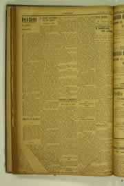 Página do jornal O Nordeste de maio de 1927