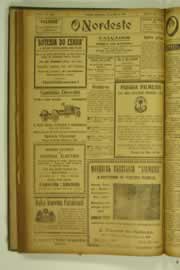 Página do jornal O Nordeste de maio de 1927