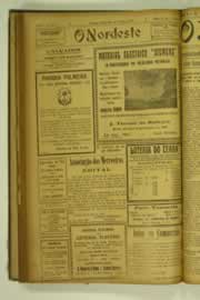 Página do jornal O Nordeste de maio de 1927