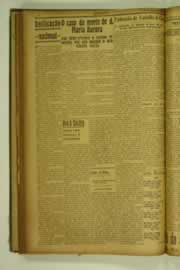 Página do jornal O Nordeste de maio de 1927