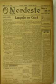 Página do jornal O Nordeste de julho de 1927