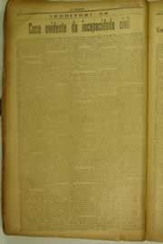 Página do jornal O Nordeste de julho de 1927