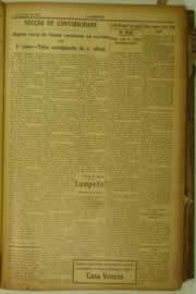 Página do jornal O Nordeste de julho de 1927