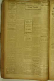 Página do jornal O Nordeste de julho de 1927
