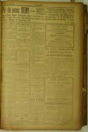 Página do jornal O Nordeste de julho de 1927