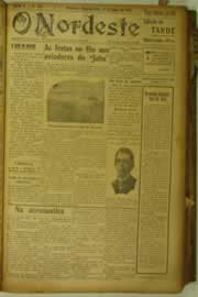 Página do jornal O Nordeste de julho de 1927