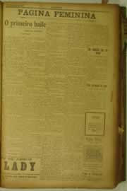 Página do jornal O Nordeste de julho de 1927