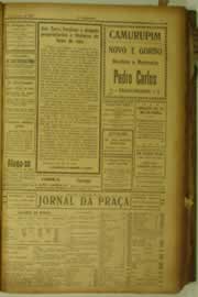 Página do jornal O Nordeste de julho de 1927