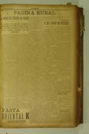 Página do jornal O Nordeste de julho de 1927