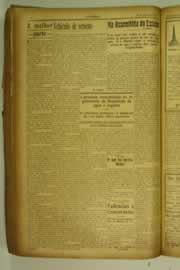 Página do jornal O Nordeste de julho de 1927