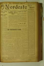 Página do jornal O Nordeste de julho de 1927