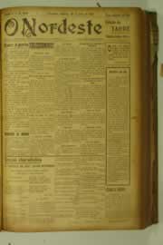 Página do jornal O Nordeste de julho de 1927