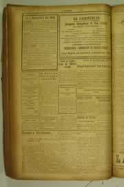 Página do jornal O Nordeste de julho de 1927