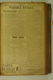 Página do jornal O Nordeste de agosto de 1927
