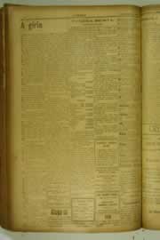 Página do jornal O Nordeste de agosto de 1927
