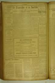 Página do jornal O Nordeste de agosto de 1927