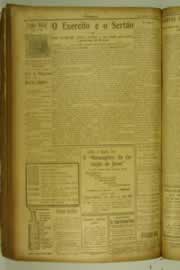 Página do jornal O Nordeste de agosto de 1927