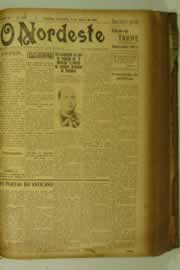 Página do jornal O Nordeste de agosto de 1927