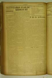 Página do jornal O Nordeste de agosto de 1927