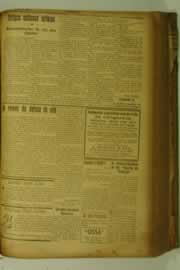 Página do jornal O Nordeste de agosto de 1927