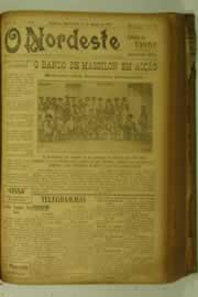 Página do jornal O Nordeste de agosto de 1927