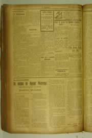 Página do jornal O Nordeste de agosto de 1927