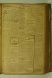 Página do jornal O Nordeste de agosto de 1927