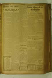 Página do jornal O Nordeste de setembro de 1927