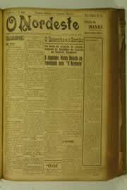 Página do jornal O Nordeste de setembro de 1927