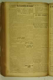 Página do jornal O Nordeste de setembro de 1927