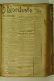 Página do jornal O Nordeste de setembro de 1927
