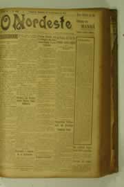 Página do jornal O Nordeste de setembro de 1927