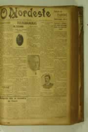 Página do jornal O Nordeste de setembro de 1927