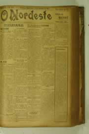 Página do jornal O Nordeste de setembro de 1927