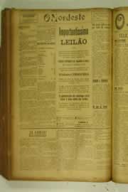 Página do jornal O Nordeste de setembro de 1927