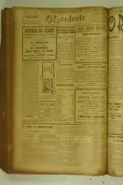 Página do jornal O Nordeste de setembro de 1927