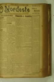Página do jornal O Nordeste de setembro de 1927
