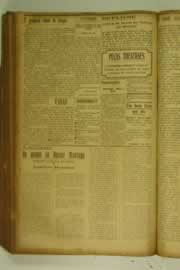 Página do jornal O Nordeste de setembro de 1927