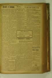 Página do jornal O Nordeste de setembro de 1927