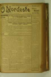 Página do jornal O Nordeste de setembro de 1927