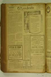 Página do jornal O Nordeste de setembro de 1927