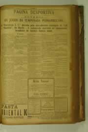 Página do jornal O Nordeste de setembro de 1927
