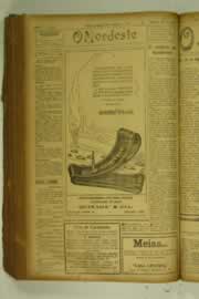 Página do jornal O Nordeste de setembro de 1927